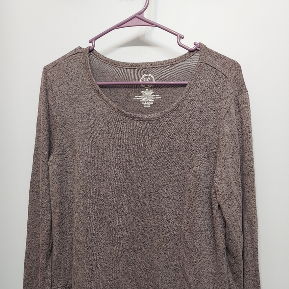 Maurices soft long sleeve basic flowy med purple - Picture 2 of 8